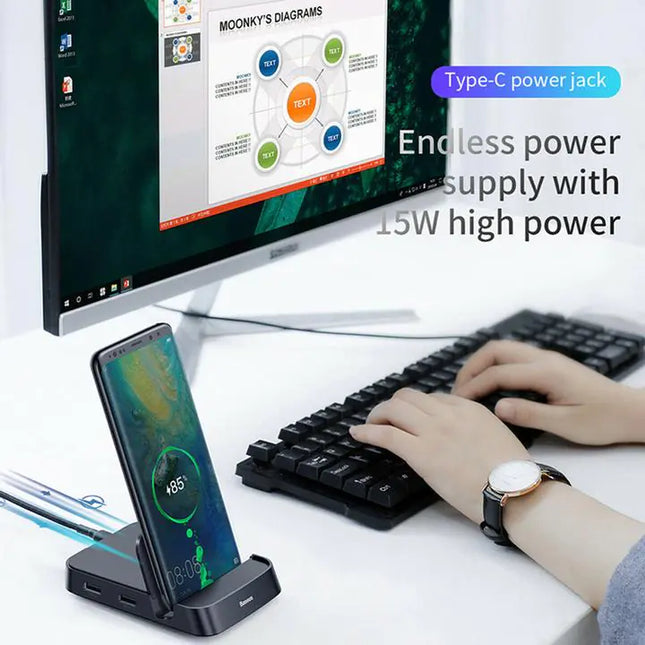 C HUB Docking Station Power Adapter and Charger