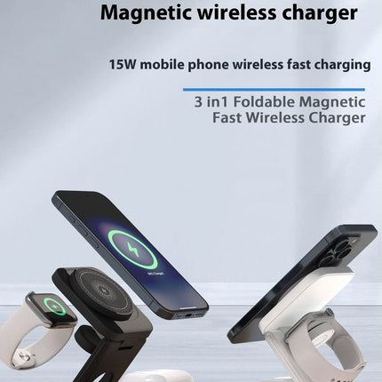 3 IN 1 FOLDABLE WIRELESS CHARGER