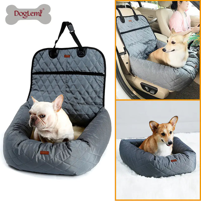 Deluxe Pet Car Seat with Cushion
